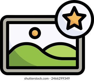 star icon symbol vector image