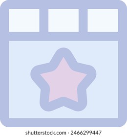 star icon symbol vector image