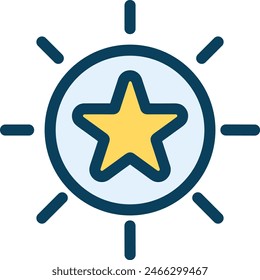 símbolo de estrella Imagen de Vector