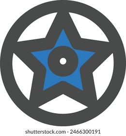star icon symbol vector image
