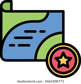 star icon symbol vector image