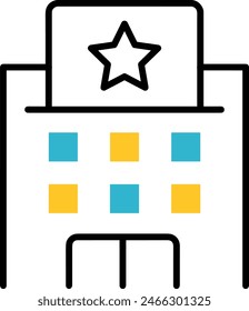 star icon symbol vector image