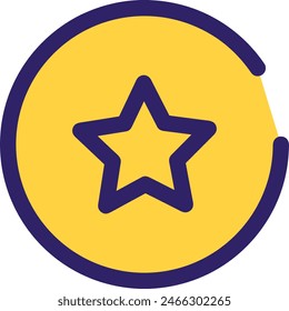 star icon symbol vector image