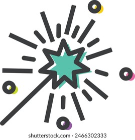 star icon symbol vector image