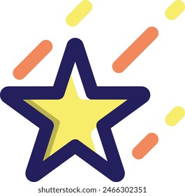star icon symbol vector image