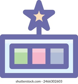 star icon symbol vector image