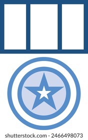 star icon symbol vector image