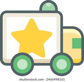star icon symbol vector image