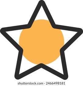 símbolo de estrella Imagen de Vector