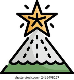 star icon symbol vector image