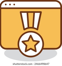 star icon symbol vector image