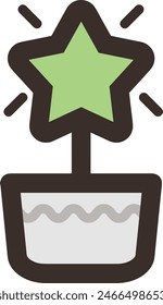 star icon symbol vector image