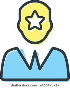 star icon symbol vector image