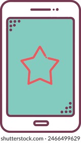símbolo de estrella Imagen de Vector