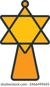 star icon symbol vector image