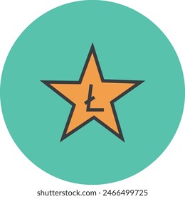 star icon symbol vector image