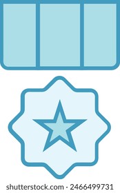 star icon symbol vector image