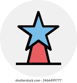 star icon symbol vector image