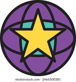 star icon symbol vector image