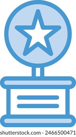 star icon symbol vector image