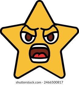 star icon symbol vector image