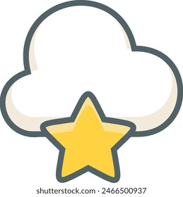 símbolo de estrella Imagen de Vector