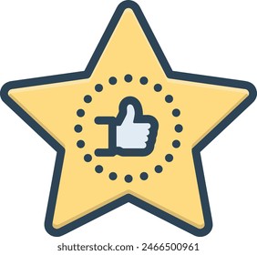 star icon symbol vector image