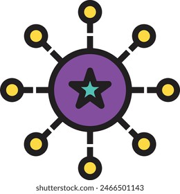 símbolo de estrella Imagen de Vector