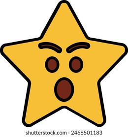 star icon symbol vector image