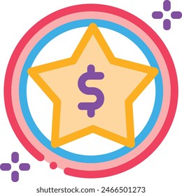 star icon symbol vector image