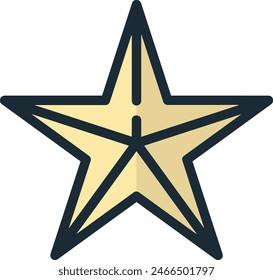 símbolo de estrella Imagen de Vector