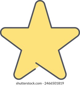 símbolo de estrella Imagen de Vector