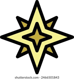 símbolo de estrella Imagen de Vector