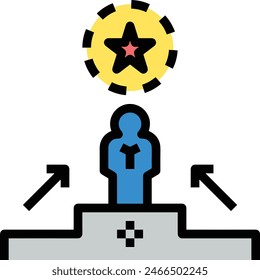 star icon symbol vector image