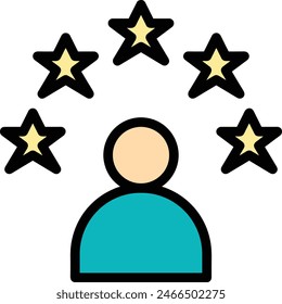 star icon symbol vector image