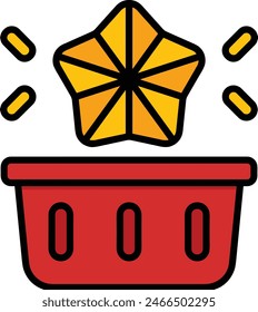 star icon symbol vector image