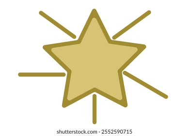 star icon symbol vector image