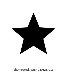 star icon symbol vector. on white background