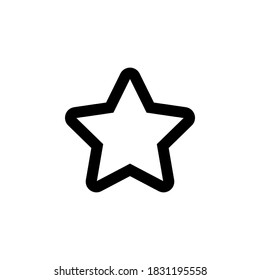 star icon symbol vector on white background