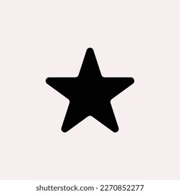 Star icon, star symbol, vector, sign