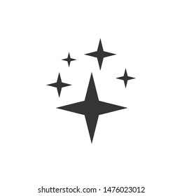 Star icon template color editable. Star symbol vector sign isolated on white background.
