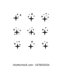 Star icon template color editable. Star symbol vector sign isolated on white background.