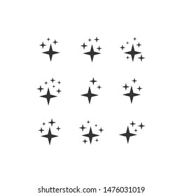 Color de plantilla de icono de estrella editable. Signo vectorial de símbolo de estrella aislado en fondo blanco.