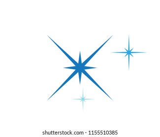 Star icon Template vector illustration design