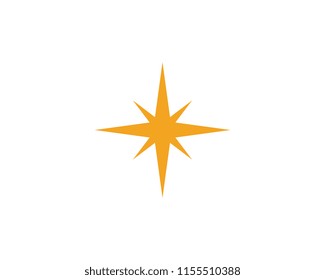 Star icon Template vector illustration design