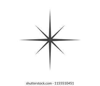 Star icon Template vector illustration design