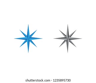 Star icon Template vector illustration design