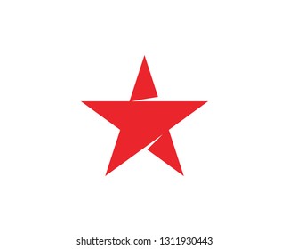 Star icon Template vector illustration design