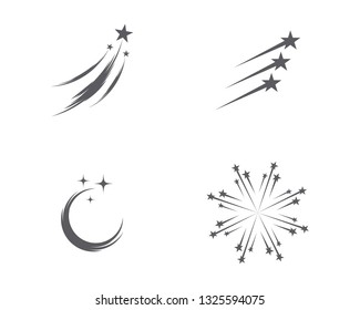 Star icon Template vector illustration design