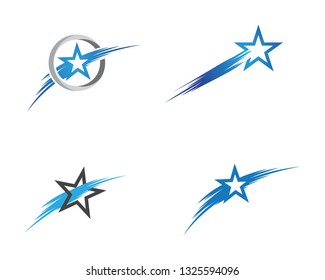 Star icon Template vector illustration design